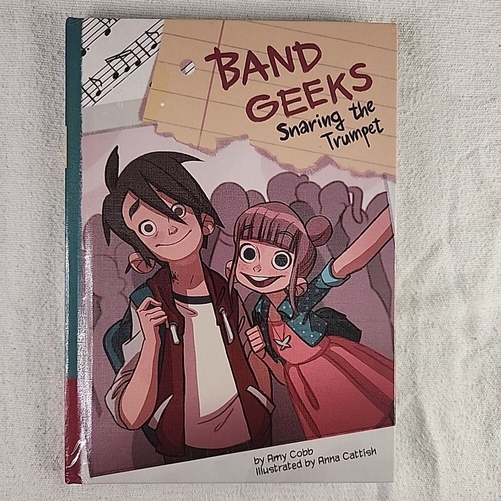 Book Band Geeks Snaring the Trumpet by Amy Cobb Artist's Anna Cattish 2015